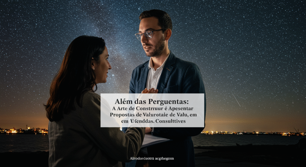 Imagem para Além das Perguntas: A Arte de Construir e Apresentar Propostas de Valor em Vendas Consultivas