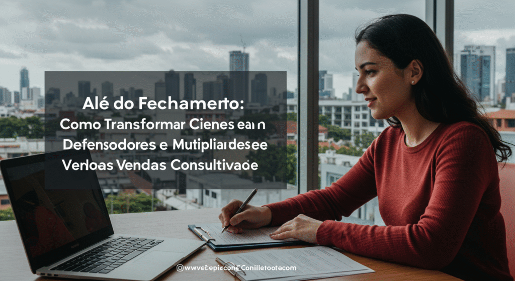 Imagem para Além do Fechamento: Como Transformar Clientes em Defensores e Multiplicadores em Vendas Consultivas