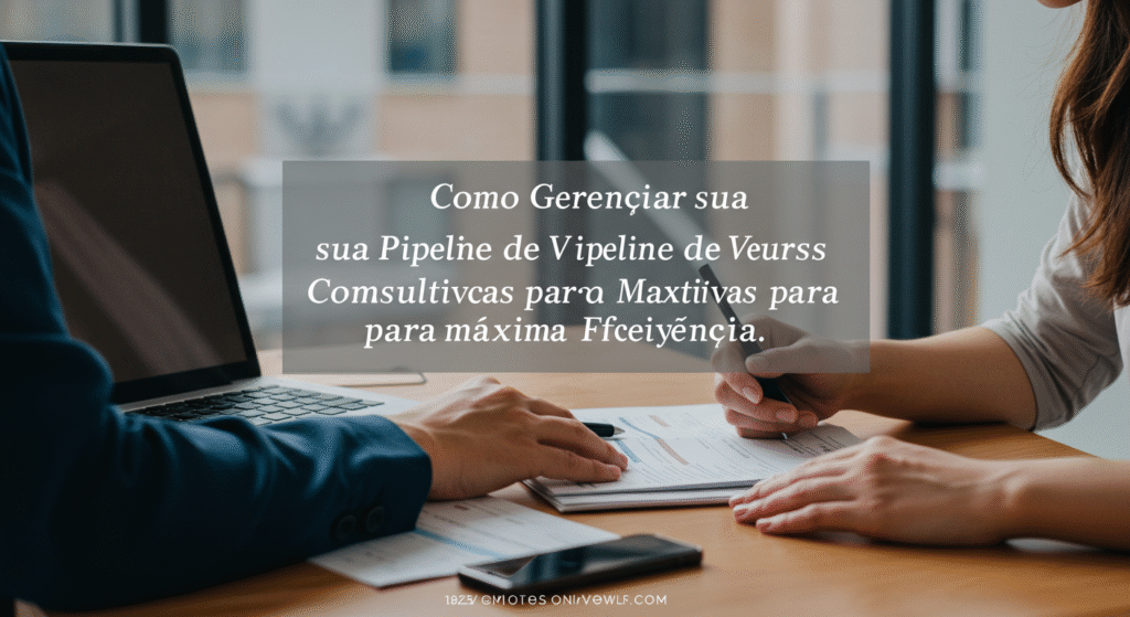 Imagem para Como Gerenciar sua Pipeline de Vendas Consultivas para Máxima Eficiência