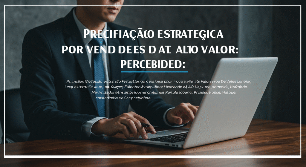 Precificação Estratégica para Vendas de Alto Valor: Maximizando Lucro e Valor Percebido