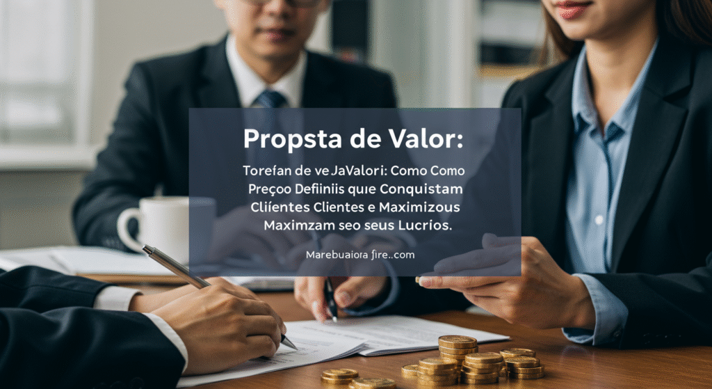 Proposta de Valor: Como Definir Preços que Conquistam Clientes e Maximizam seus Lucros